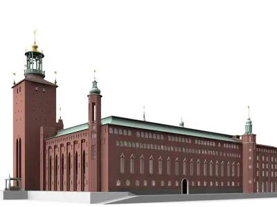 Stockholm City Hall 3D model