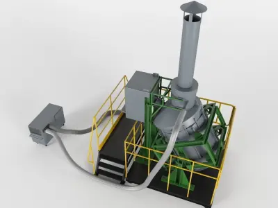 Equipment Kusto 3D model