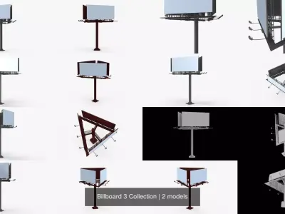 Billboard 3 Collection 3D Model Pack