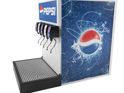 Pepsi Fountain Machine  3D model