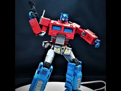 OPTIMUS PRIME ORENSTEIN MEMORY  WITH TRAILER 3D print model