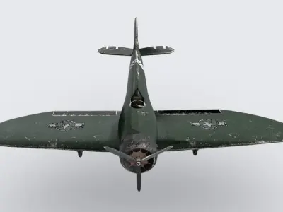 Boeing 1934 Low-poly 3D model