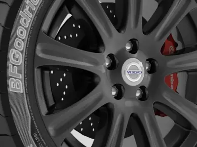 wheel Volvo S60 9 3D model