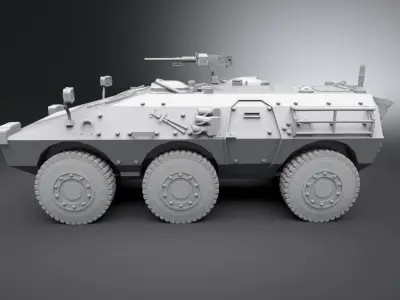Puma AFV Scale model 3D print model