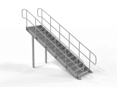 Metal Stairs 3D model purchase