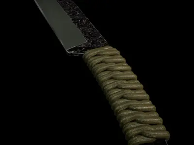 Tactical Weapon -mid poly -2 Low-poly 3D model