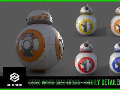 Star Wars Bundle 3D Model Collection