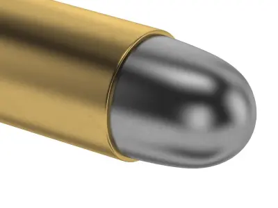 Bullet 32 ACP Low-poly 3D model