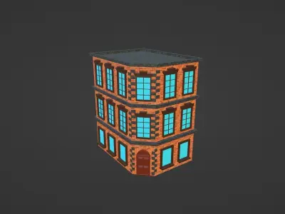 City Buildings Pack Collection 3D model