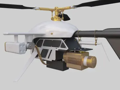 Predator helicopter drone 3D model