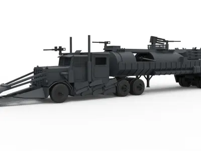 Dreadnought from Death race Scale 1 to 43 3D print model