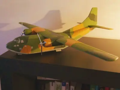 Fairchild C-123 Provider - STL files for 3D printing 3D print model