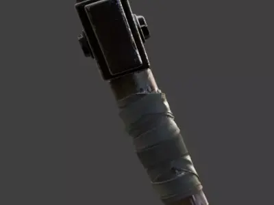 Post-Apocalyptic Survival Hatchet 3D Model Low-poly 3D model