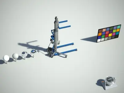 High Quality Genie Lift Low-poly 3D model