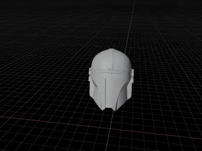 Mandalorian Helmet 3D model purchase