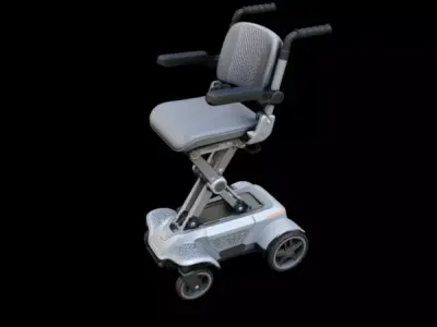 Electric scooter for the elderly 3D model