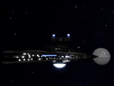 STAR WARS - VICTORY CLASS STAR DESTROYER - VSDI 3D model