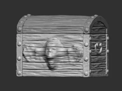 Pirate chest 3D print model purchase