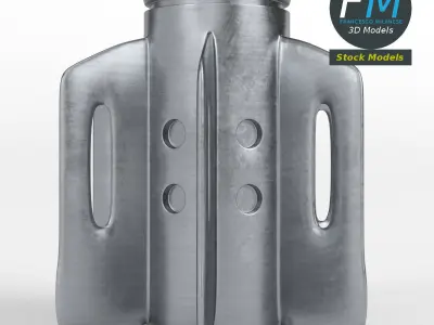 Mortar round 3D model