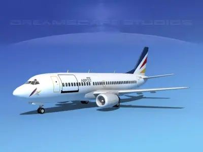 Boeing 737-300 Europe Airpost 3D model