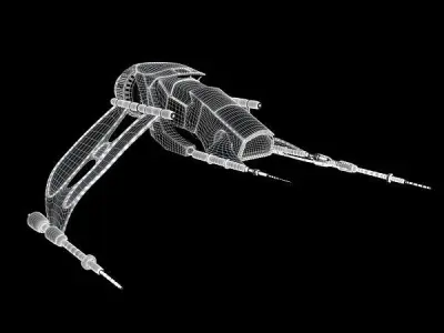 Spaceship one 3D model