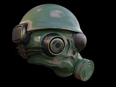 Former War Helmet 3D model