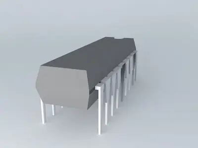 18 pin IC Free 3D model