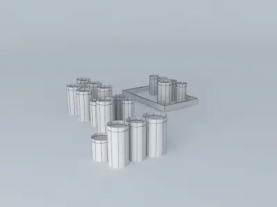 Lubrizol Tanks North East Free 3D model