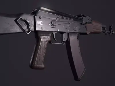  AK 74M  Low-poly 3D model