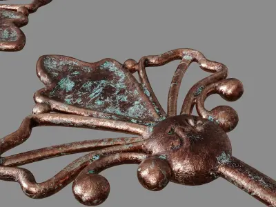 Old key 3D model