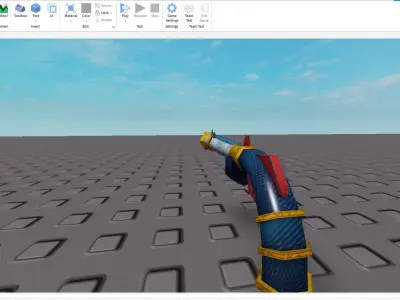 pistol mk1 Low-poly 3D model