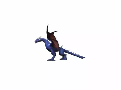 High Render Bahamut Is A Legendary God Like Dragon  3D model
