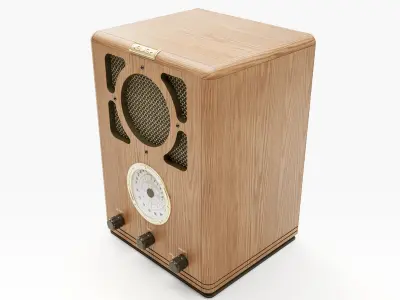 Bush Antique 1934 Radio 3D model