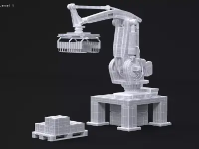 Industrial Palletizing Robot 3D model
