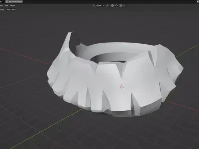 Custom3Dprint Minifigure Accessory - Minifigure Beard S1 - 10 3D print model