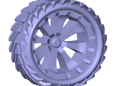 WHEELS set 3D model