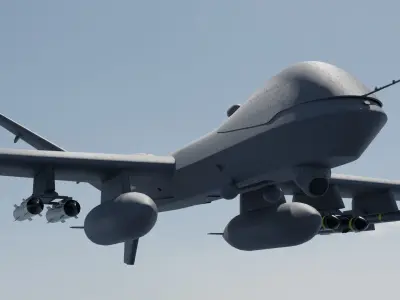MQ9 drone 3D model