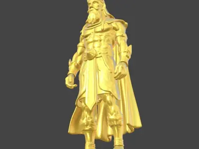 Warrior God 3D print model