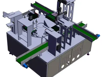 Battery testing equipment 3D model