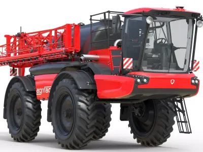 Agrifac Condor Crop Sprayer Low-poly 3D model