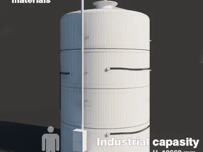 Industrial capacity N2  3D model