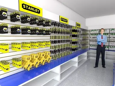 FERRETERIA stanley store 3D model