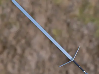 Greatsword Spike Guard for G8F 3D model