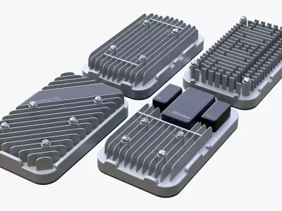 Cooling Heatsink Set M1 3D model