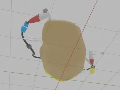 PotatOS potato with wire 3D model