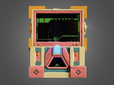 Magic Loot Chest 01- Low-poly Game Ready Low-poly 3D model