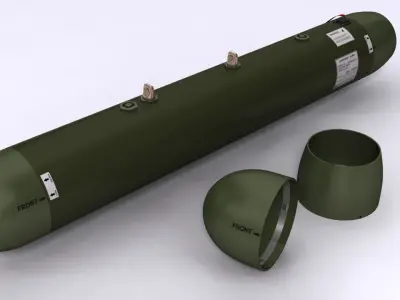LAU-68 LAU-131 Rocket Launchers for Hydra 70 3D model