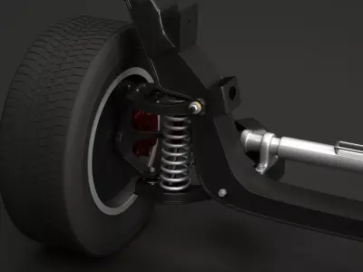 Classic Front Suspension 3D model