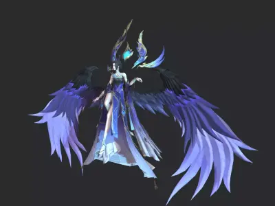 Tianpeng Fairy Low-poly 3D model