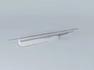 BKW NPP Mühleberg hydroelectric power plant Free 3D model